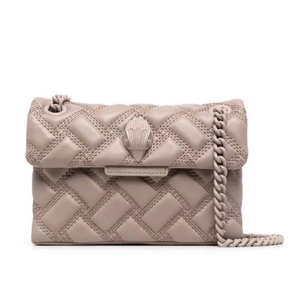 Kurt Geiger Kensington Drench Quilted Mini Leather Crossbody Bag